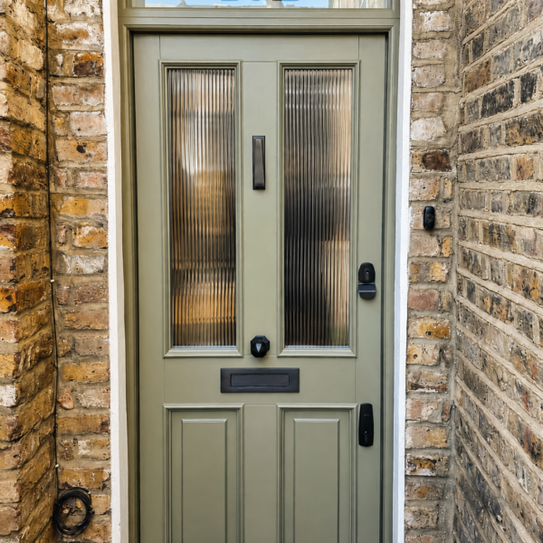 Front door -green