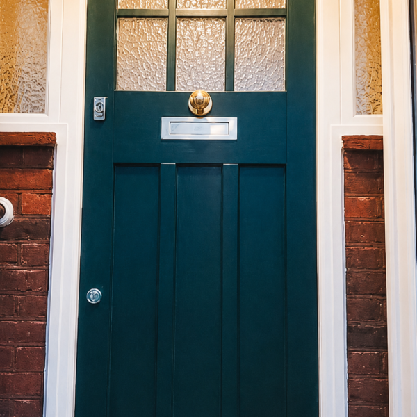 front door - green 2