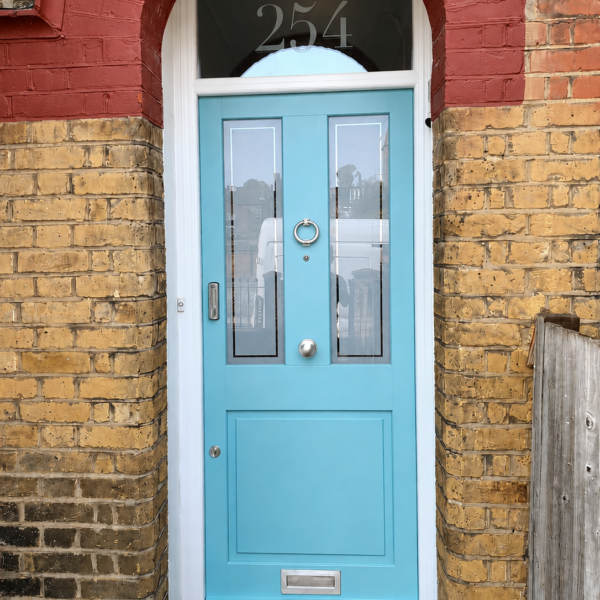 sky blu Front Door