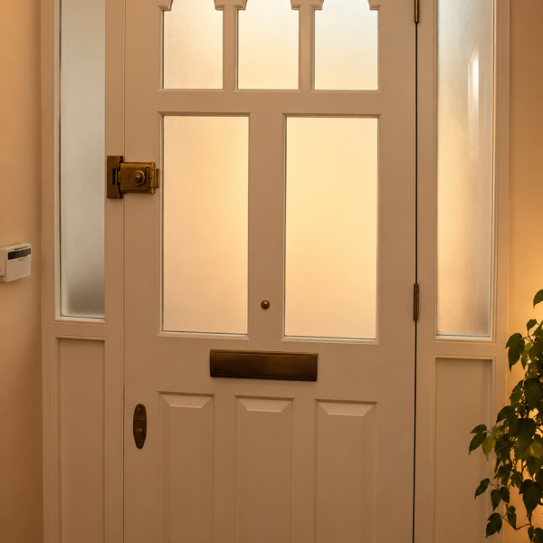 white door